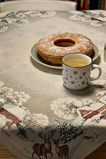 Mantel, mantón y mesa de gobelino INVIERNO IDYLKA