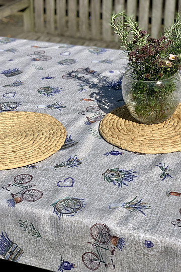 Mantel LAVANDA REDONDO