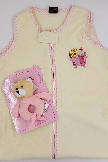 Set de regalo infantil SACO DE DORMIR y SONAJERO