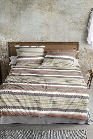 Ropa de cama de satén de lujo IRISETTE TOKIO 8562-11 RAYAS