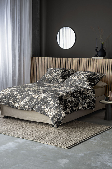 Ropa de cama de franela de lujo IRISETTE ZOBEL 8558-11 negro
