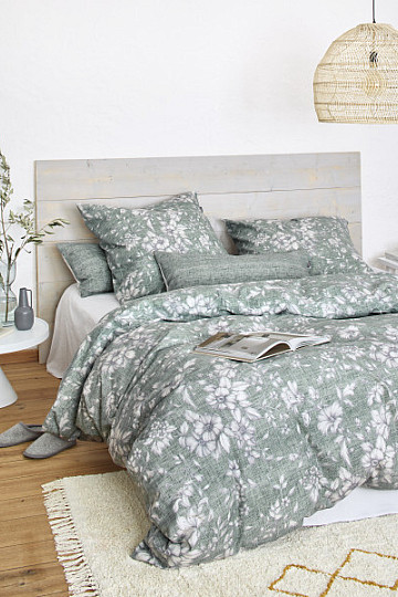 IRISETTE ropa de cama de franela de lujo ZOBEL 8558-30 mentol
