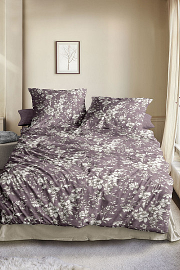 Ropa de cama de franela de lujo IRISETTE ZOBEL 8558-70 burdeos