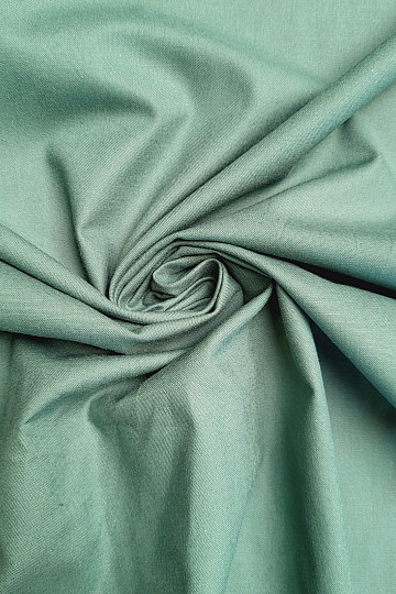 Tela de algodón VERDE OSCURO