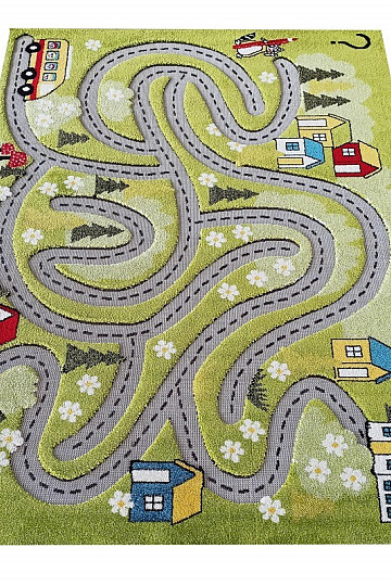 Alfombra infantil Color Kids 02 verde
