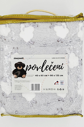 Ropa de cama MF SHEEP gris claro - para la cuna