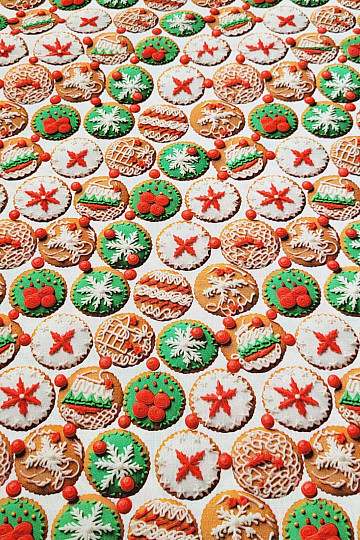 Tela de algodón CUPS DE GINGERBALL