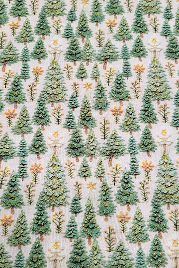 Tela de algodón ARBOLES DE NAVIDAD