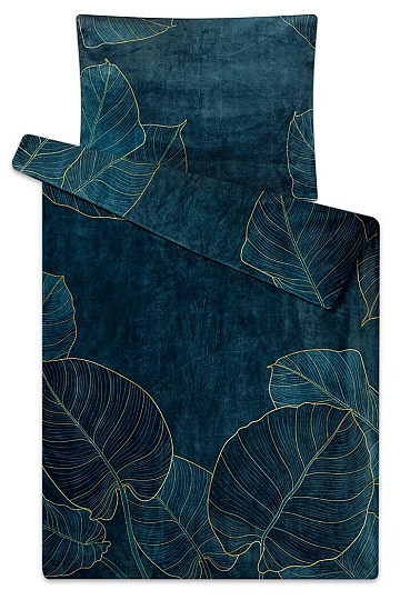 Ropa de cama de microfranela HOJAS