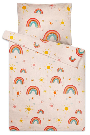 Ropa de cama de microfranela ARCO IRIS
