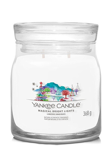 vela YC aroma MAGICAL BRIGHT LIGHTS CRISTAL MEDIANO 2 mechas