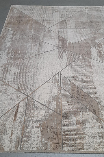 Alfombra pieza BOHO marrón claro