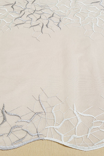 GERSTER 11686/0840 BORDADO BEIGE Y BLANCO