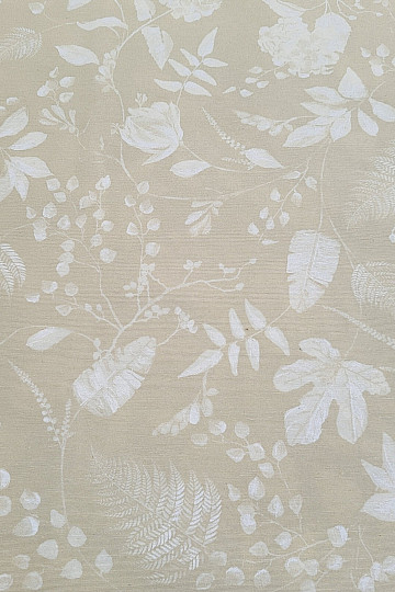 Tejido decorativo AMY FLOR beige