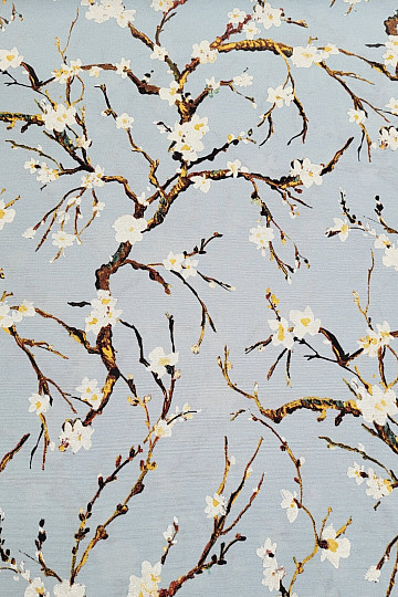 Tela decorativa CHERRY BLOSSOM azul