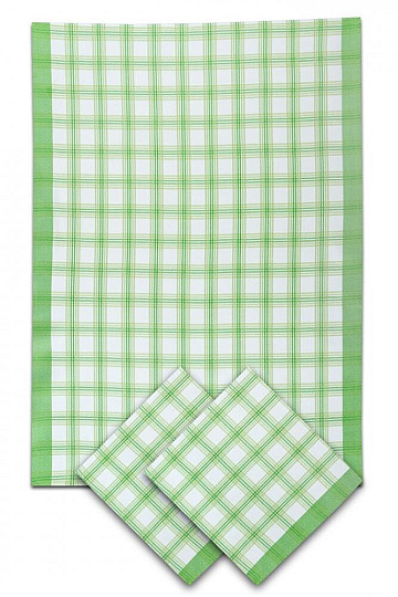 Toallas de bambú CUBO GRANDE VERDE