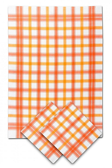 Toallas de bambú CUBO MEDIANO NARANJA