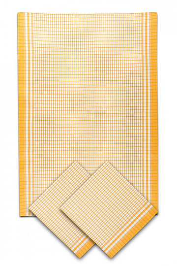 Toallas de bambú CUBO AMARILLO PEQUEÑO