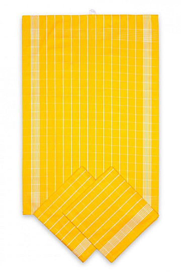 Toallas de algodón CHEQUE AMARILLO NEGATIVO