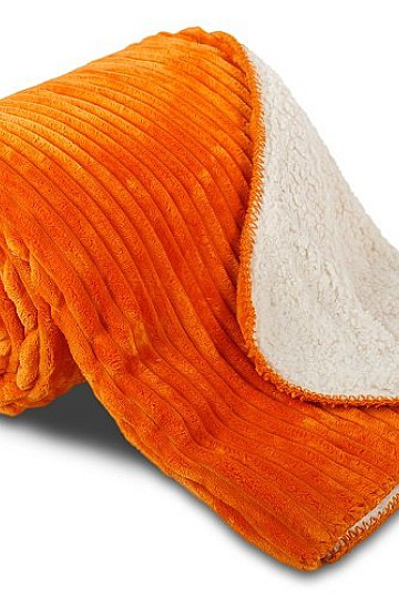 manta de microfibra EXTRA SUAVE pana OVEJA - oxidado