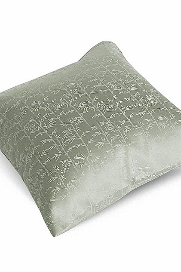 FUNDA DE LUJO DAMASCO DREAMS BAMBÚ gris-verde