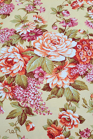 Tela decorativa DOMINA AMARILLA FLOR GRANDE
