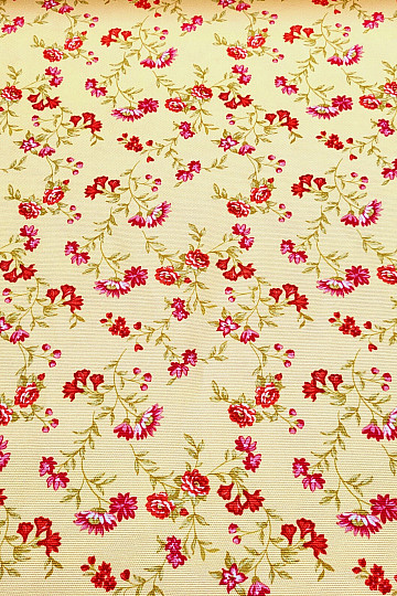 Tela decorativa RÓMULO AMARILLO MINI FLOR