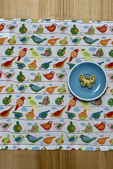 Mantel individual PÁJAROS DE COLORES