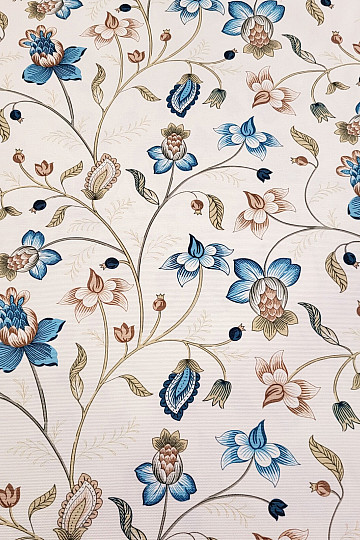 Tela decorativa DAKOTA AZUL PEQUEÑAS FLORES
