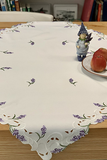 Mantel bordado LAVANDA