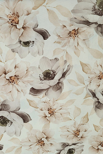 Tela decorativa OXFORD BEIGE FLOR
