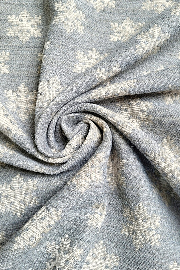 Tejido decorativo de lujo FLAKES GREY
