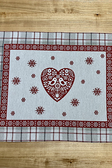Mantel individual tapiz CORAZÓN EN KARA