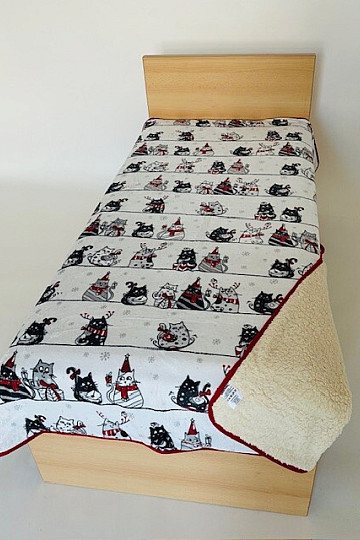Manta Oveja ESTAMPADA - GATOS