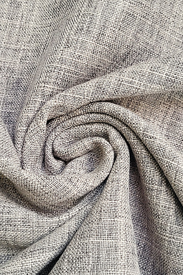 Tejido decorativo de diseño de lujo GERSTER 77050/840 GRIS CLARO