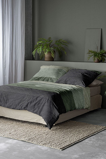 Ropa de cama de franela de lujo IRISETTE KOALA 8430-30 VERDE