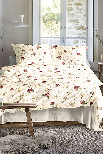 Ropa de cama de franela de lujo IRISETTE KOALA 8627-60 ROSA ROJO
