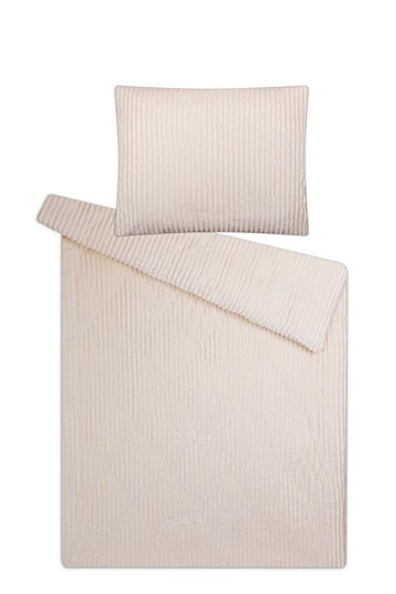 funda nórdica de microfranela MANŽESTR crema