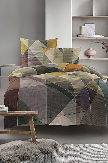 IRISETTE satén de algodón de lujo WAVE 8639-90 MULTI