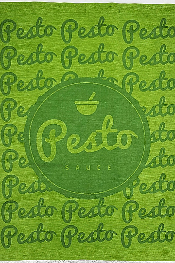 Paño de cocina con pesto