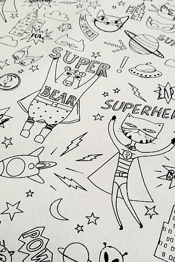 SUPERHÉROES pintura tela