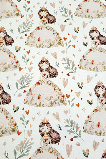 Tela de algodón PRINCESA DE ENSUEÑO