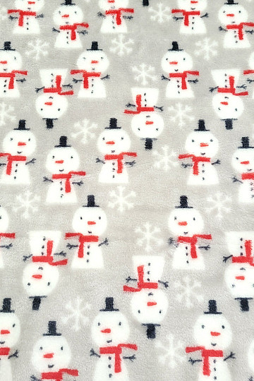 Muñecos de nieve de microfelpa