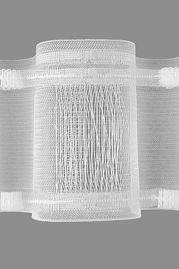 Cortina WAVE 10 cm, 1:2 - corredera/varilla