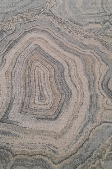 Alfombra de lana de lujo ISFAHAN Efez gris