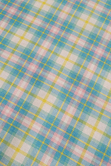 Tejido decorativo DEMER VERDE ROSA