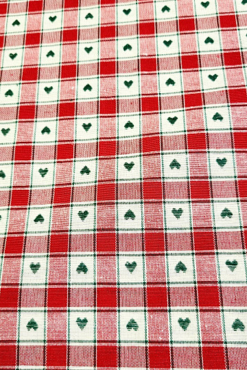 Tejido decorativo MAXI CORET rojo