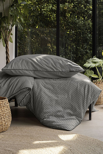 IRISETTE satén de algodón de lujo TOKIO 8607-11 gris