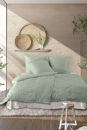 IRISETTE satén de algodón de lujo TOKIO 8607-30 verde