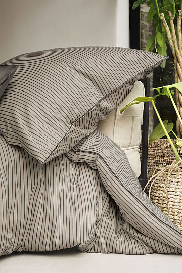 IRISETTE satén de algodón de lujo TOKIO 8607-80 gris beige